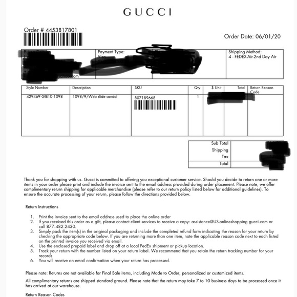 Authentic Men’s Gucci Slides size 9 - Picture 10 of 10